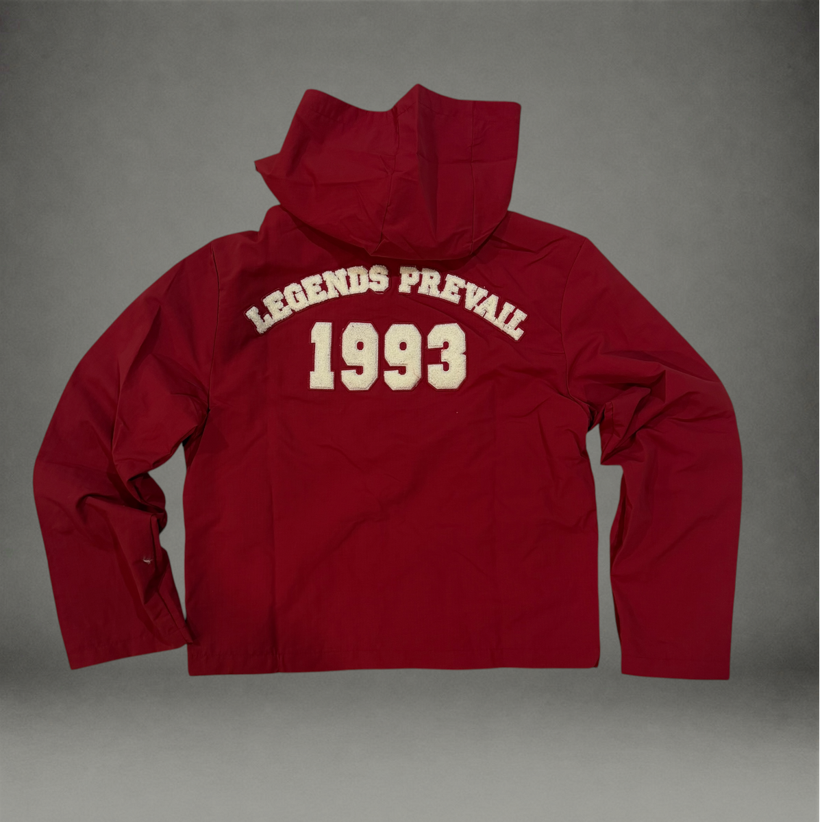 Prevail - Classic Patch Windbreaker Set - Burgundy - 1993