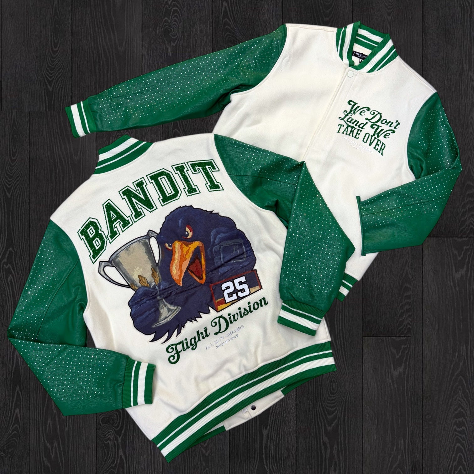 Roku - Bandit Varsity Jacket - green- 1899