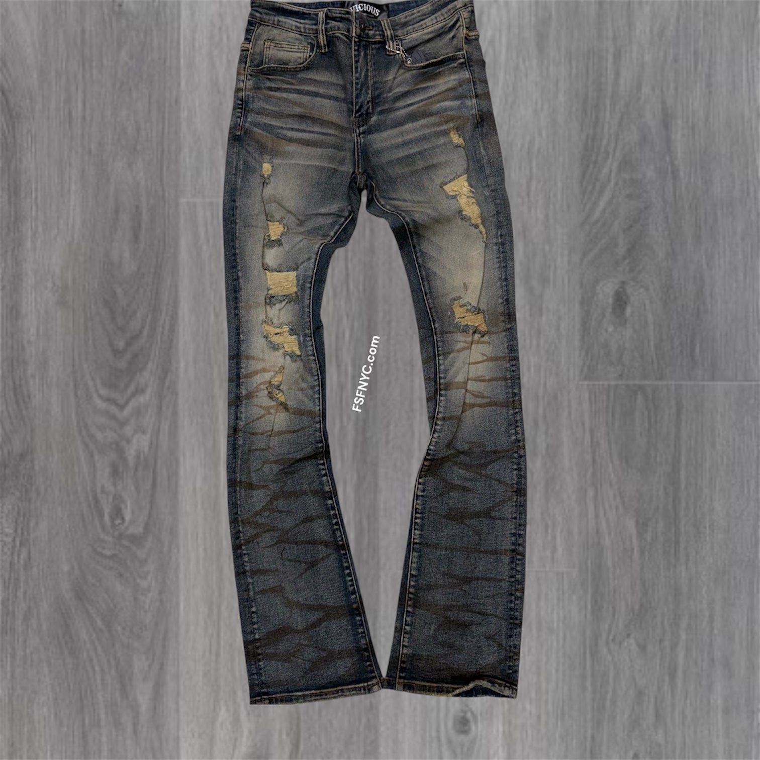 Vicious - Stacked Patch Denim - Vintage - VC1032