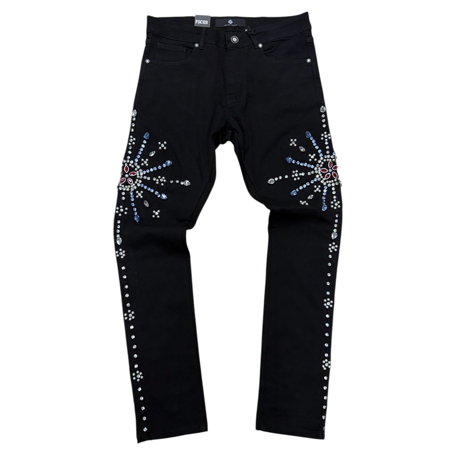 FO - Crystal Slim Fit Denim - Black - 2583