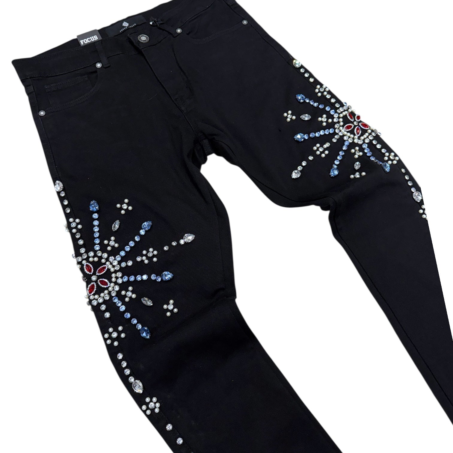 FO - Crystal Slim Fit Denim - Black - 2583
