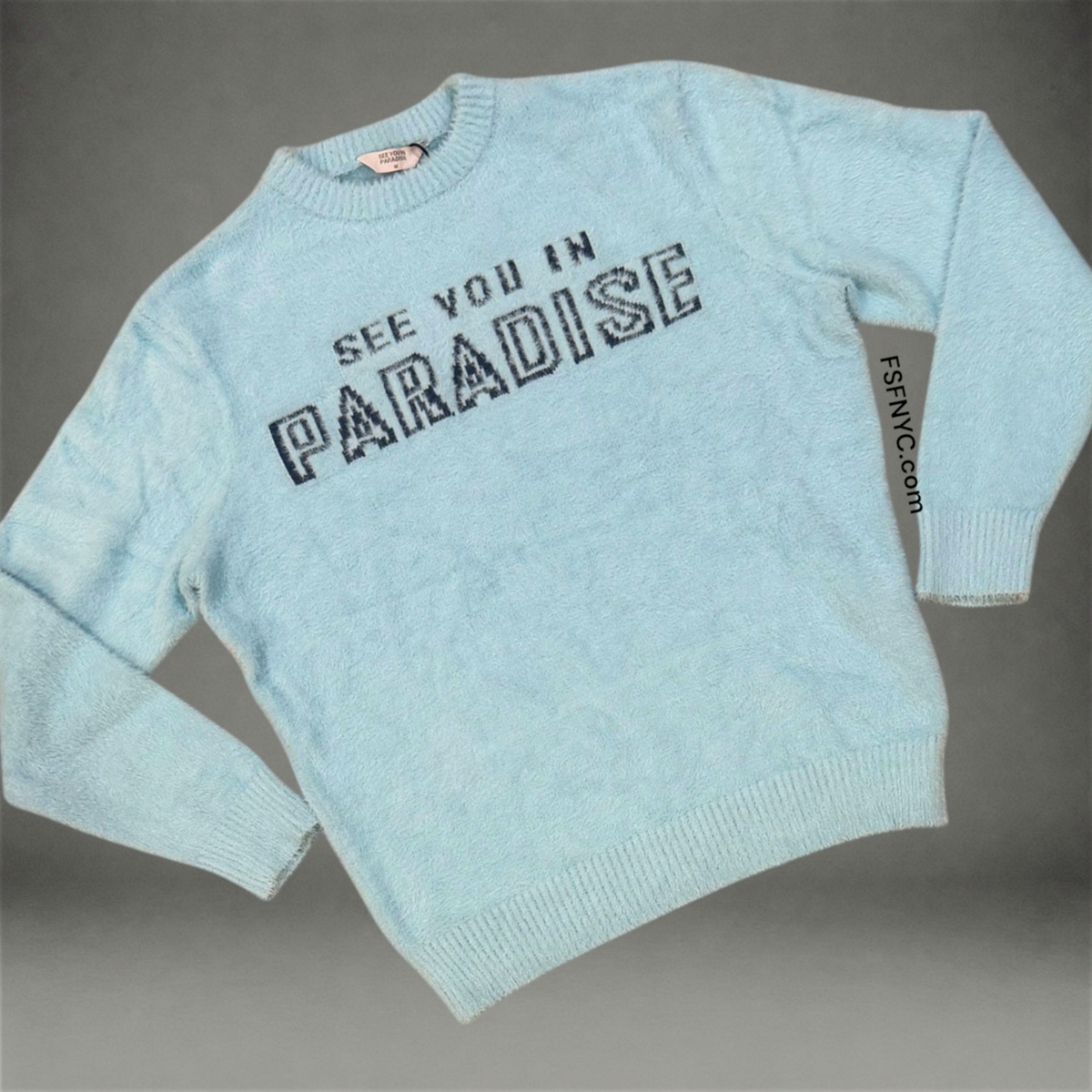 SYP - Mohair Paradise Crew Sweater - L/Blue - 3971