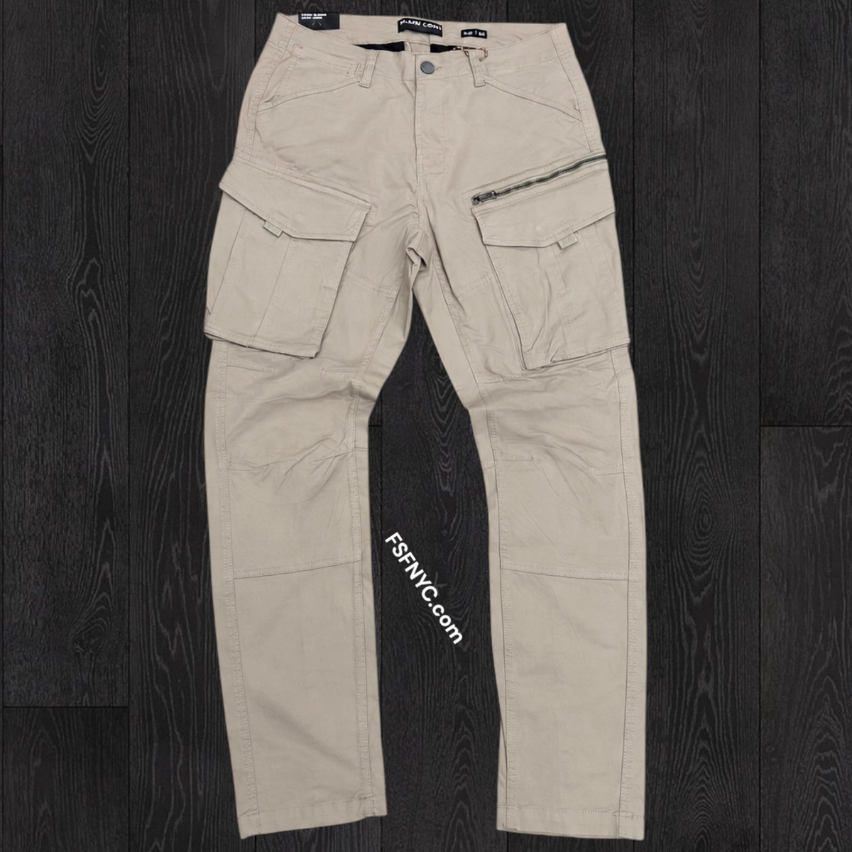BL - Premium Cargo Pants - Khaki - 80446