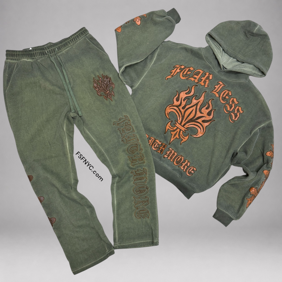 Rebel - Fearless Sweatsuit Olive - 406306