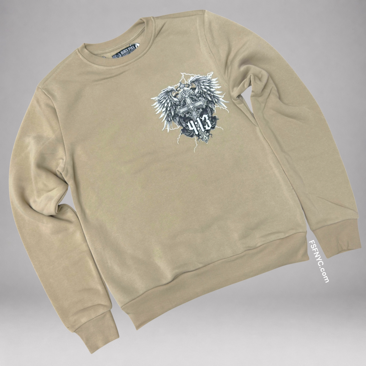 Pike - All Things Crew Sweatshirt - Khaki - 2608
