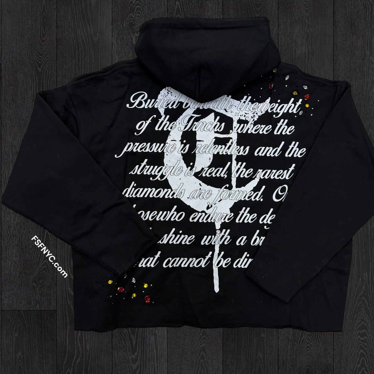 Trnchs - Crystal Sweatsuit - BLK - 2515B