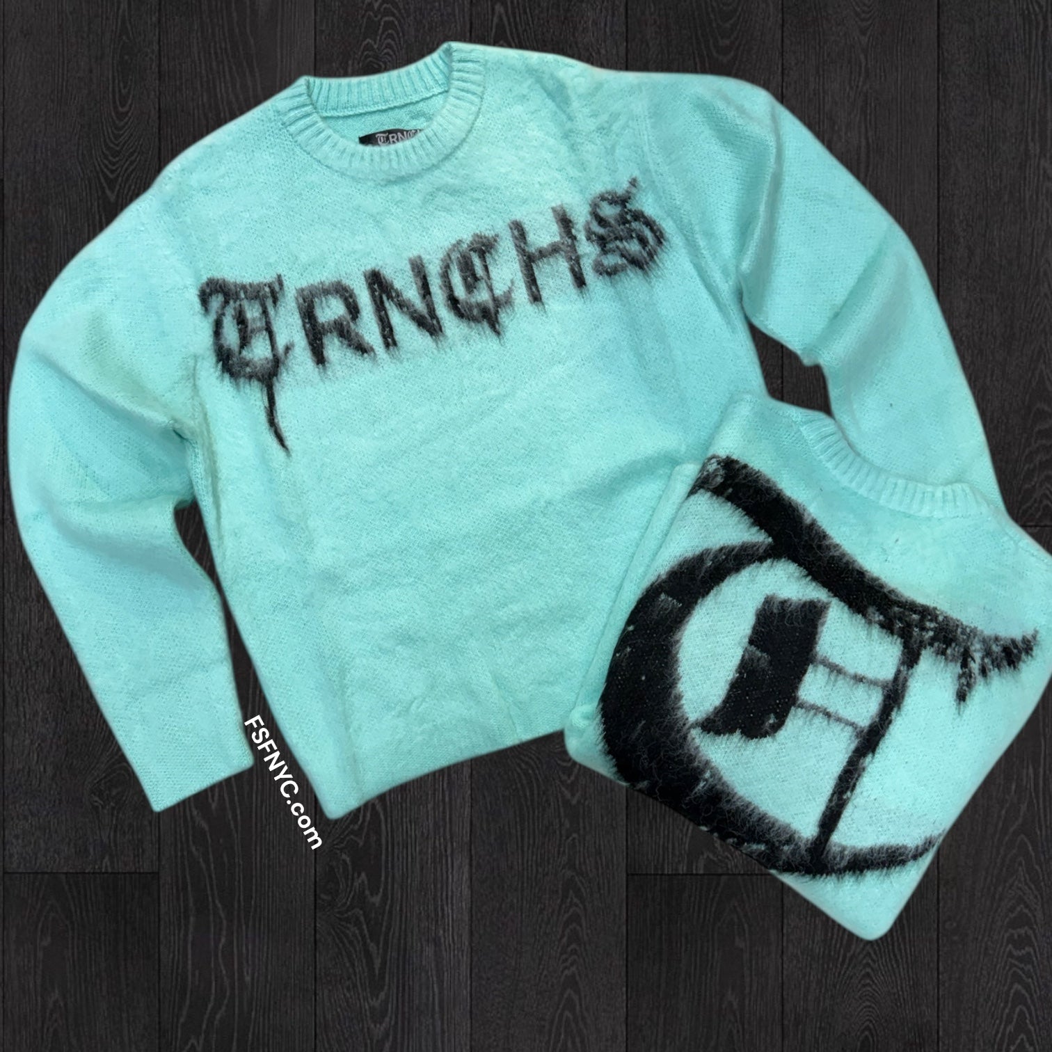 TRNCHS - MOHAIR Sweater - Mint- 100