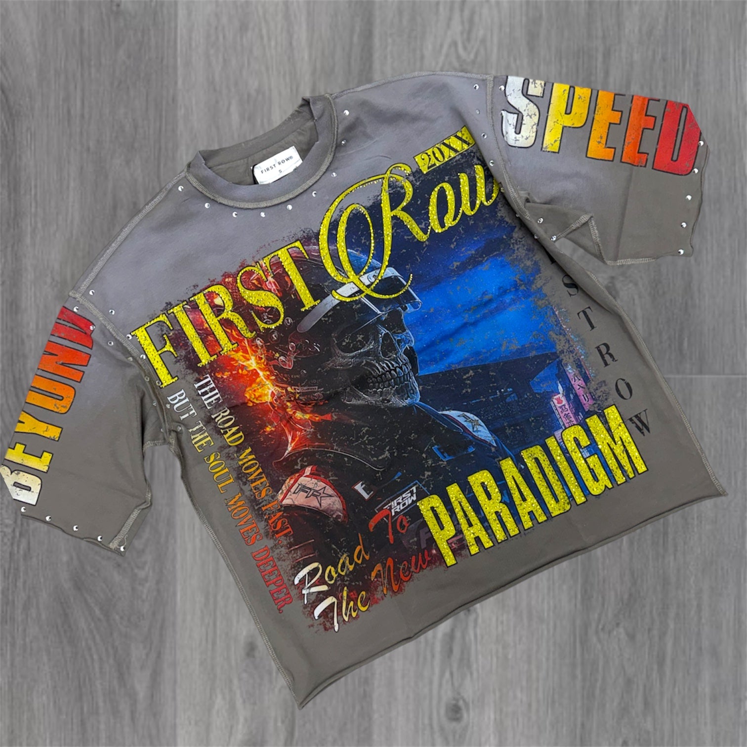 FR - The Road T-shirt - Grey - 1064