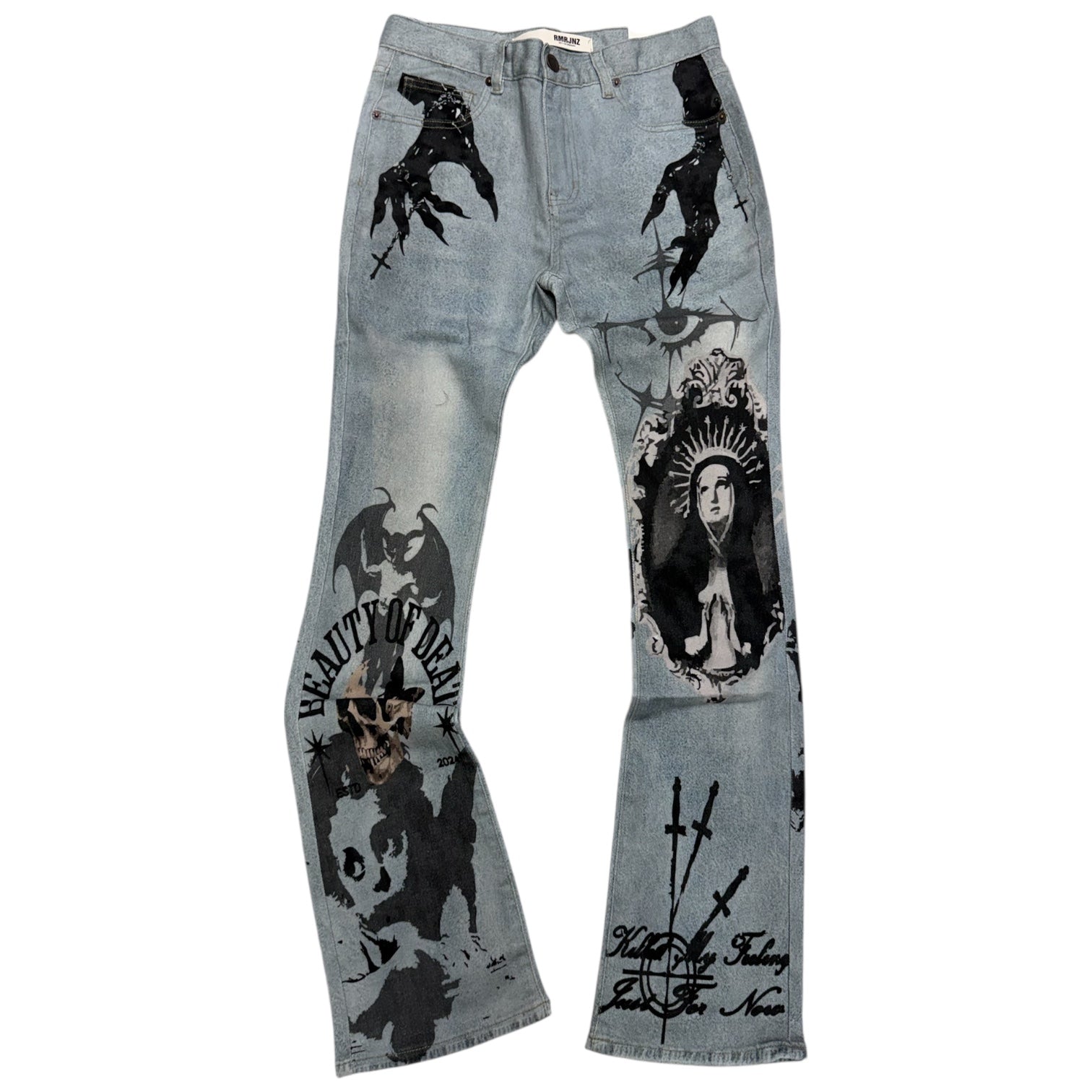 Armor - stacked Graphic Denim - blue - Rm212SK-2