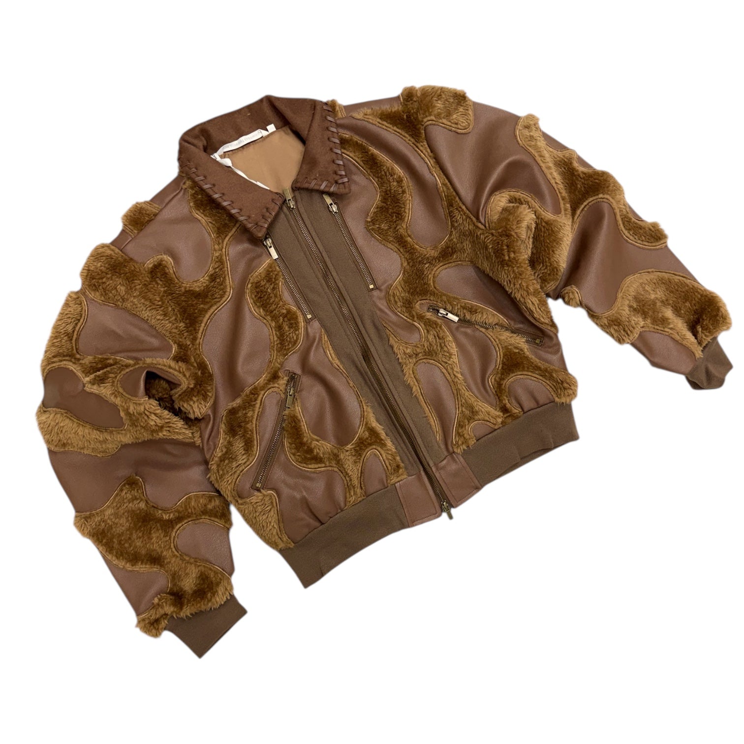 THC - Vegan Leather Jacket - Brown