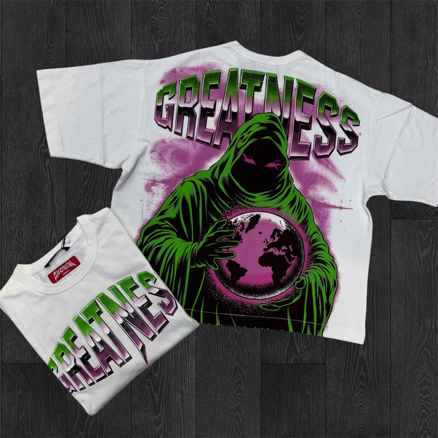 Greatness T-Shirt - White - 6102