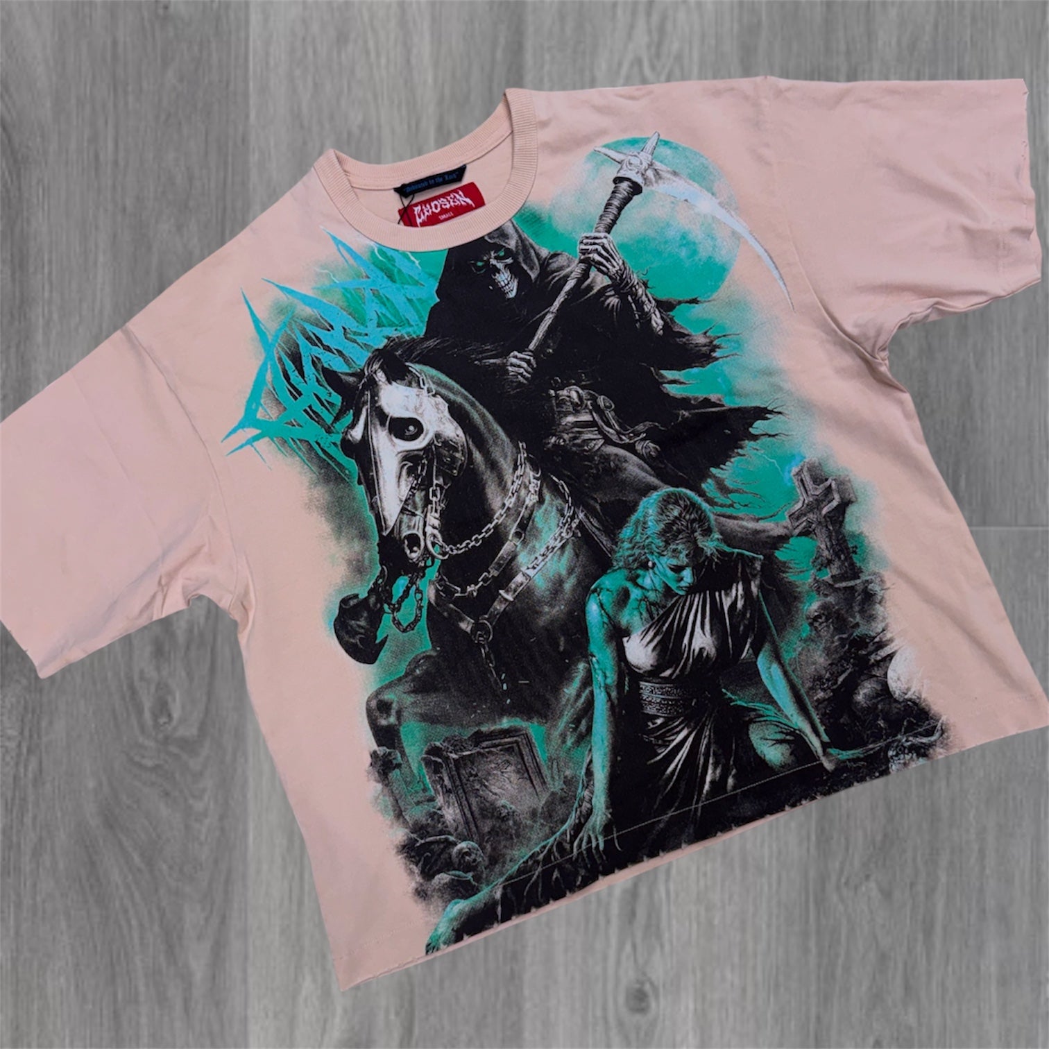 Grim Reaper T-Shirt - Rose - 6150