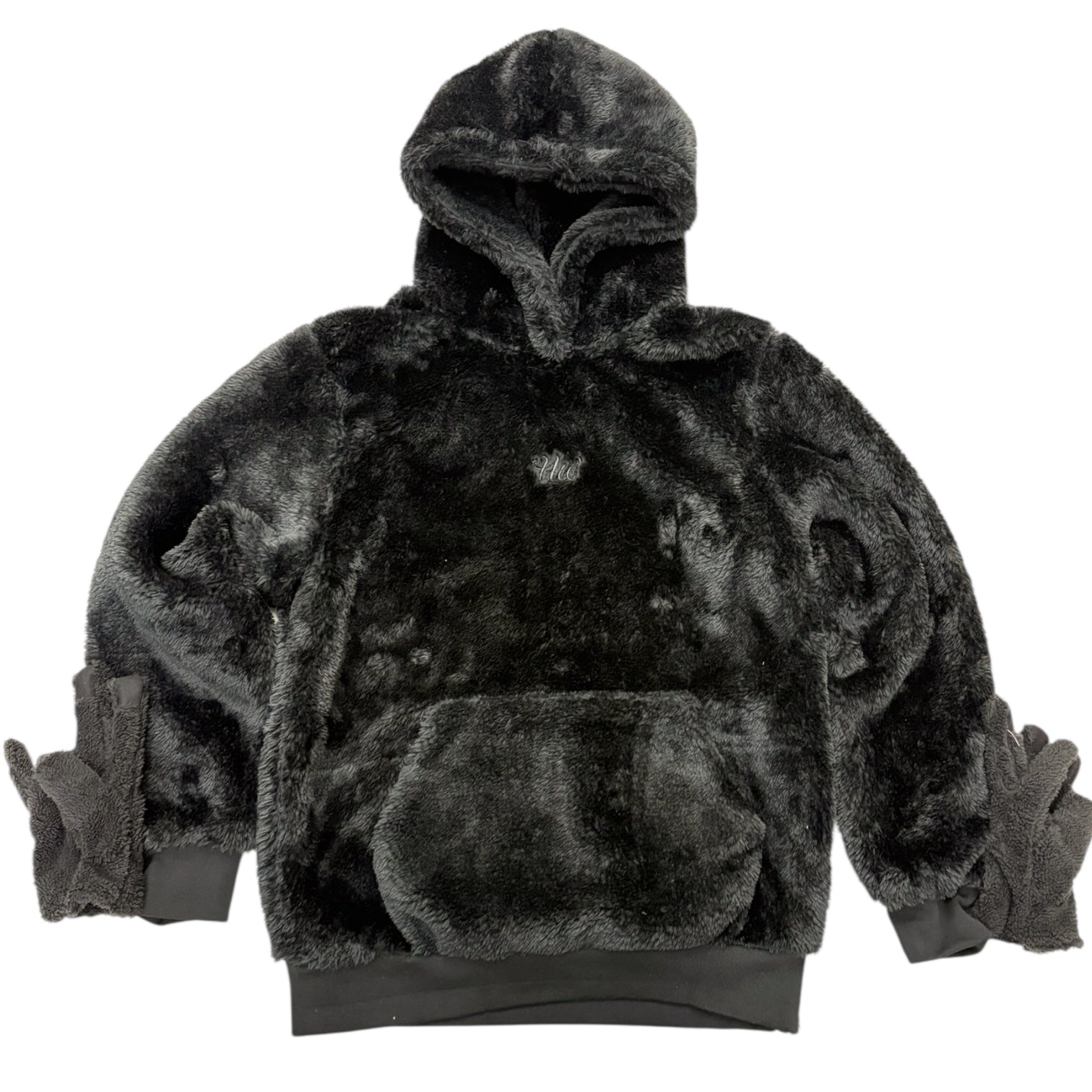 THC - Furry Animal jacket - Black