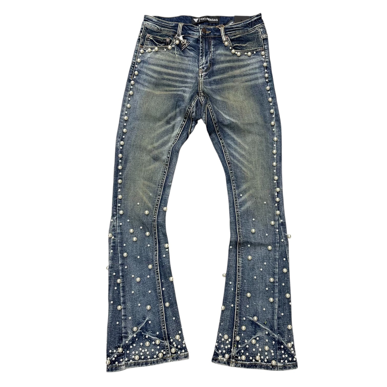 Valabasas - Sheam Stacked Denim - Dirty wash - 1023 zi
