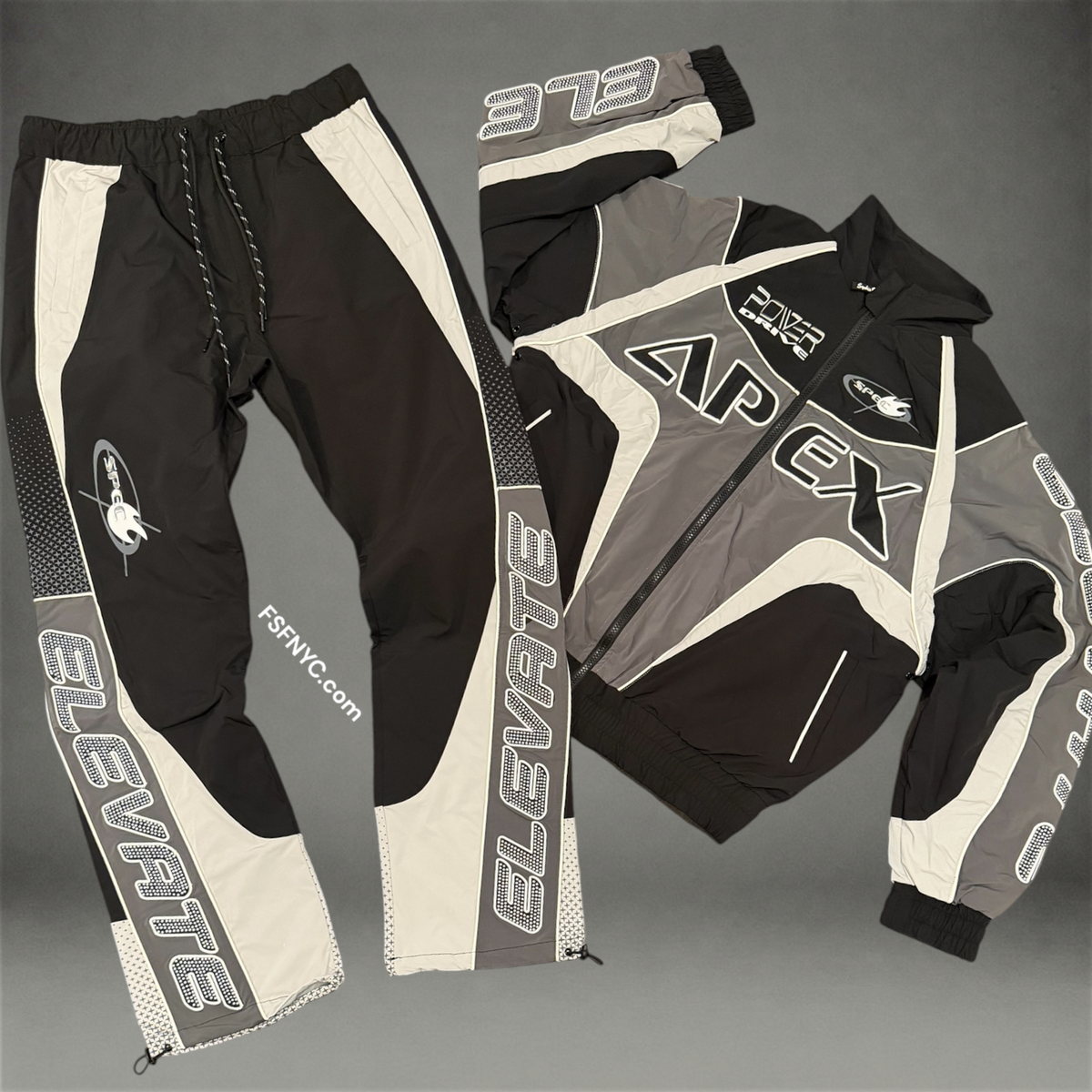 Rise - APEX Windbreaker Set - Black 602