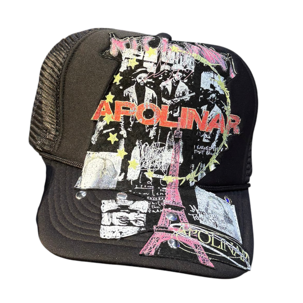 Apolinar - Paris Trucker Hat - Black