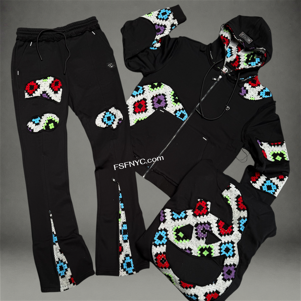 FO - Stacked Chamz Sweat suit - Black - 5709