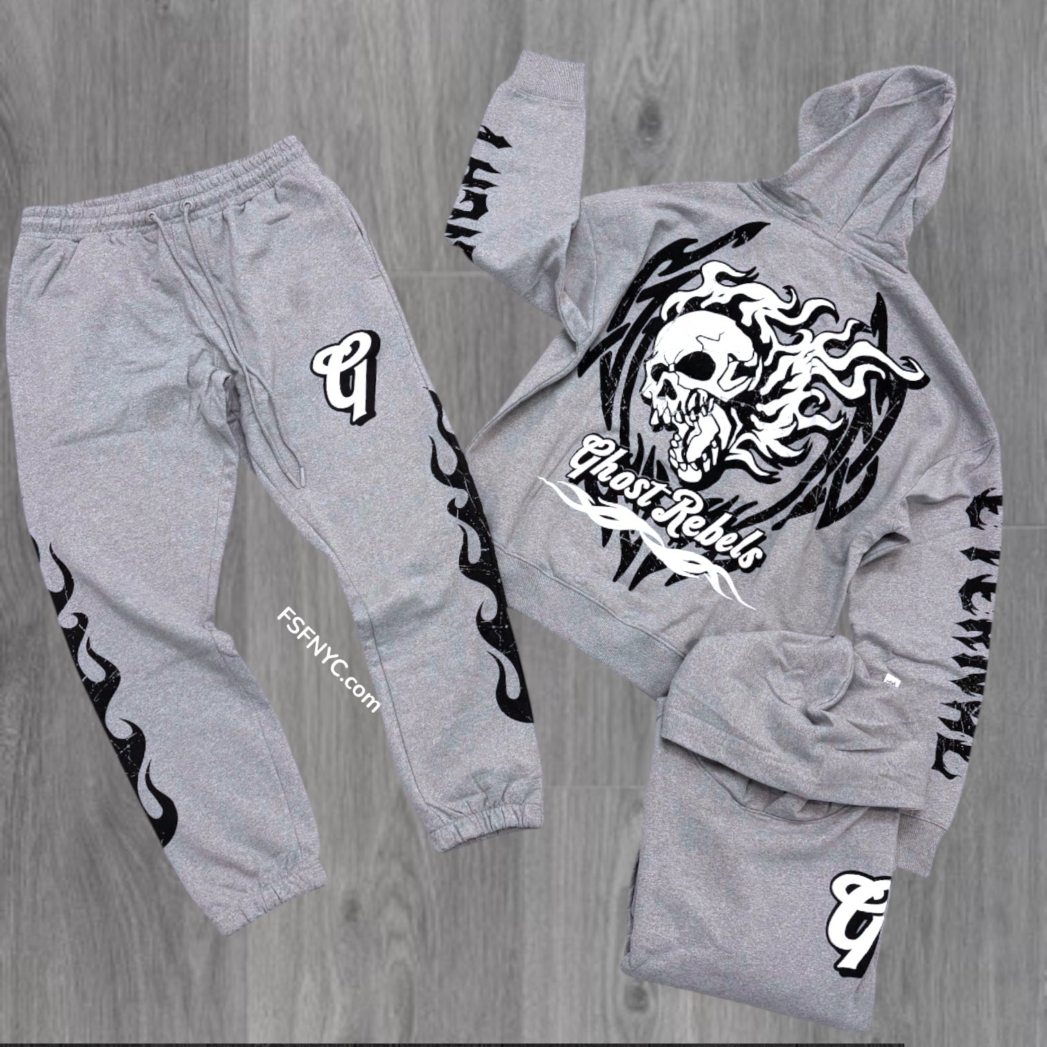 REBEL - GHOST SWEATSUIT - H.GREY - 343 443
