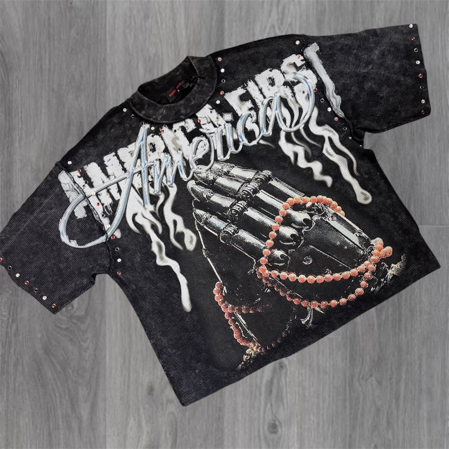 RP - Cut off Thermal T-shirt END OF - Black - 6026