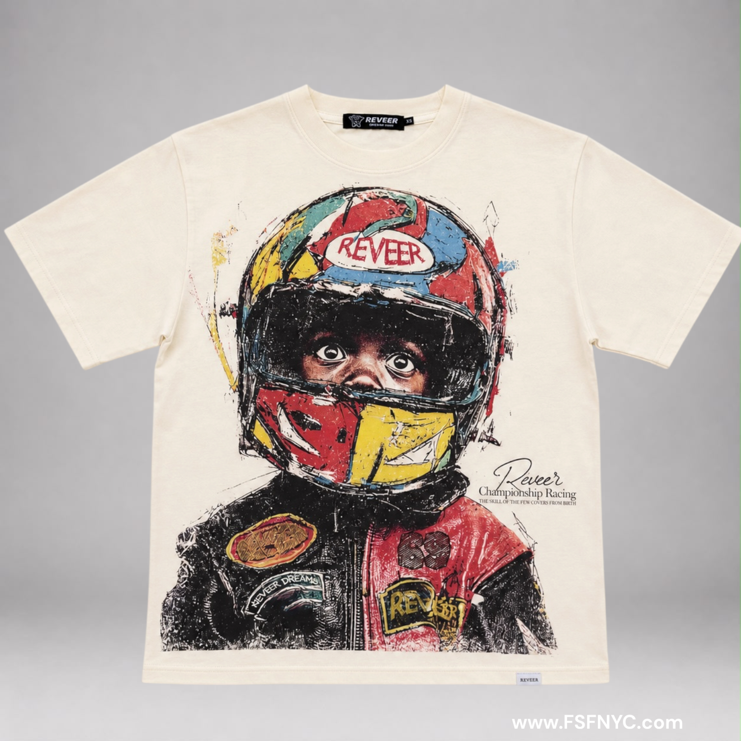 Reveer - Trophy T-Shirt - Cream