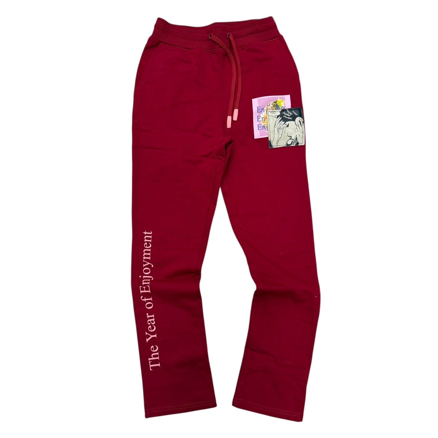 APPRV - Sweat Pants - Berry ( Fits Small)