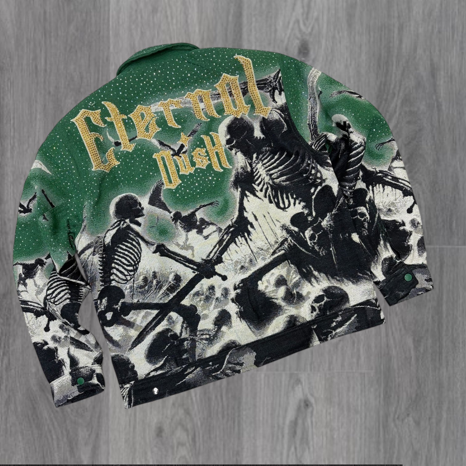 Rebel - ETERNAL DUSK Tapestry Lt Jacket- Hunter Green - 558