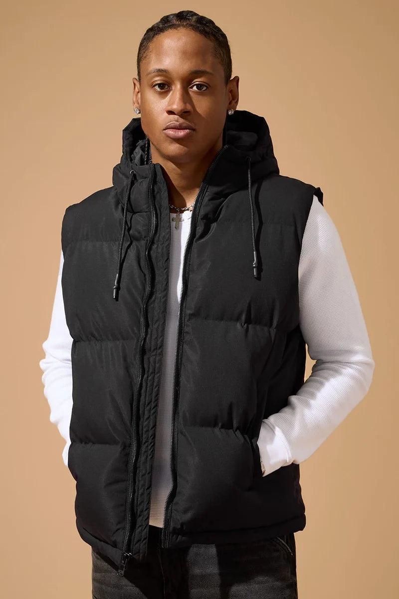JC - Puffer Vest - Black 9490