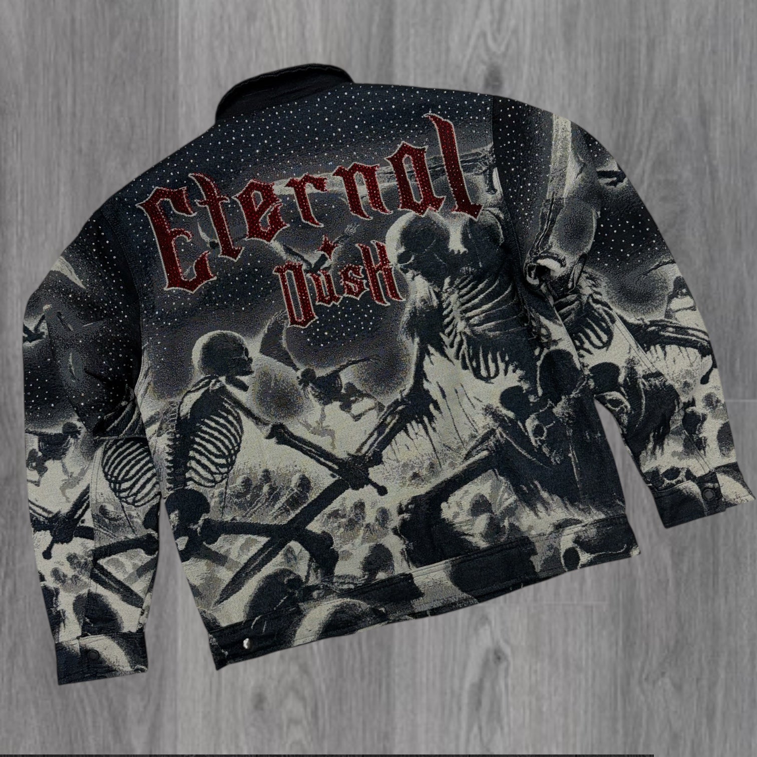 Rebel - ETERNAL DUSK Tapestry Lt Jacket- Black - 558