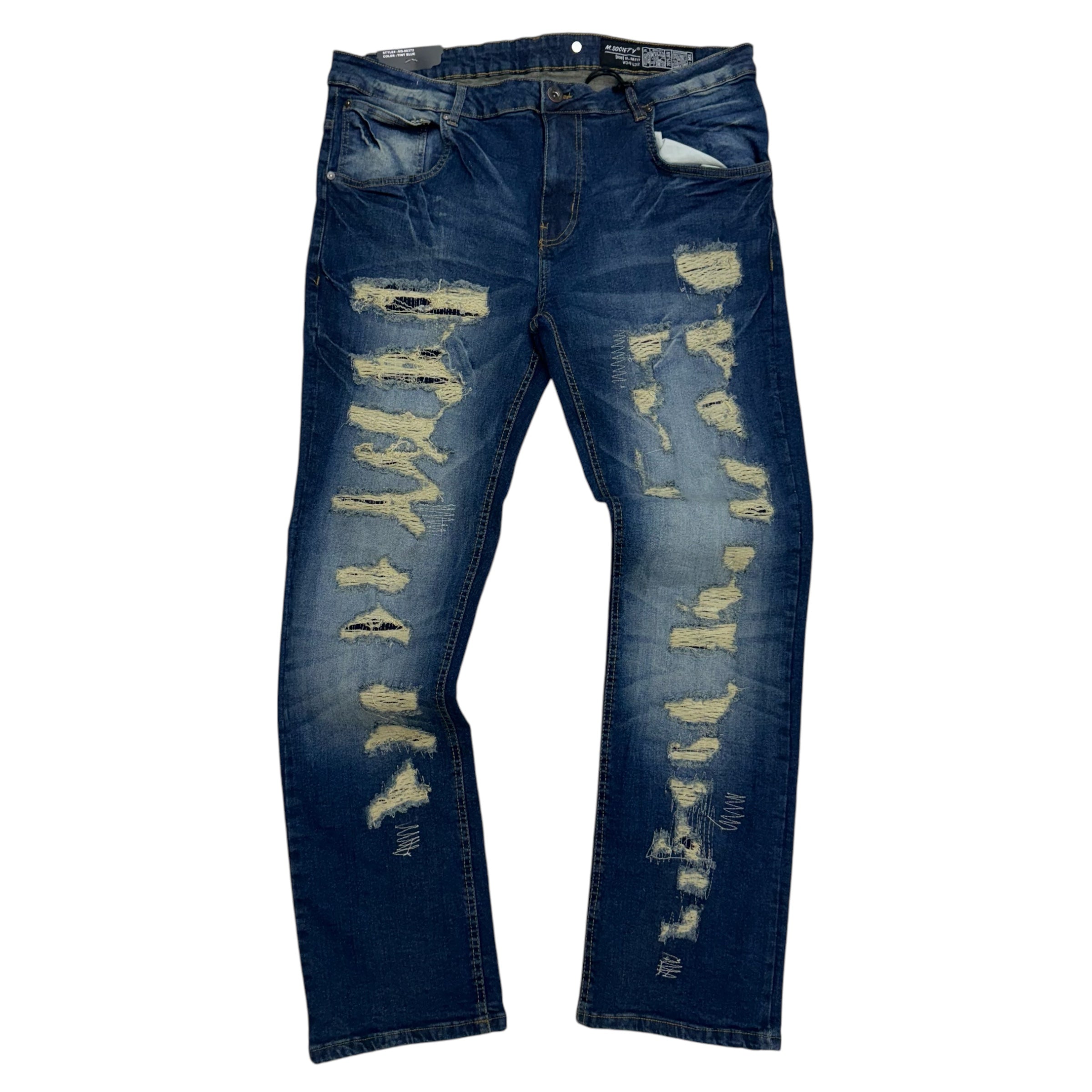Mischief distress Skinny denim Tint Blue 80372 J