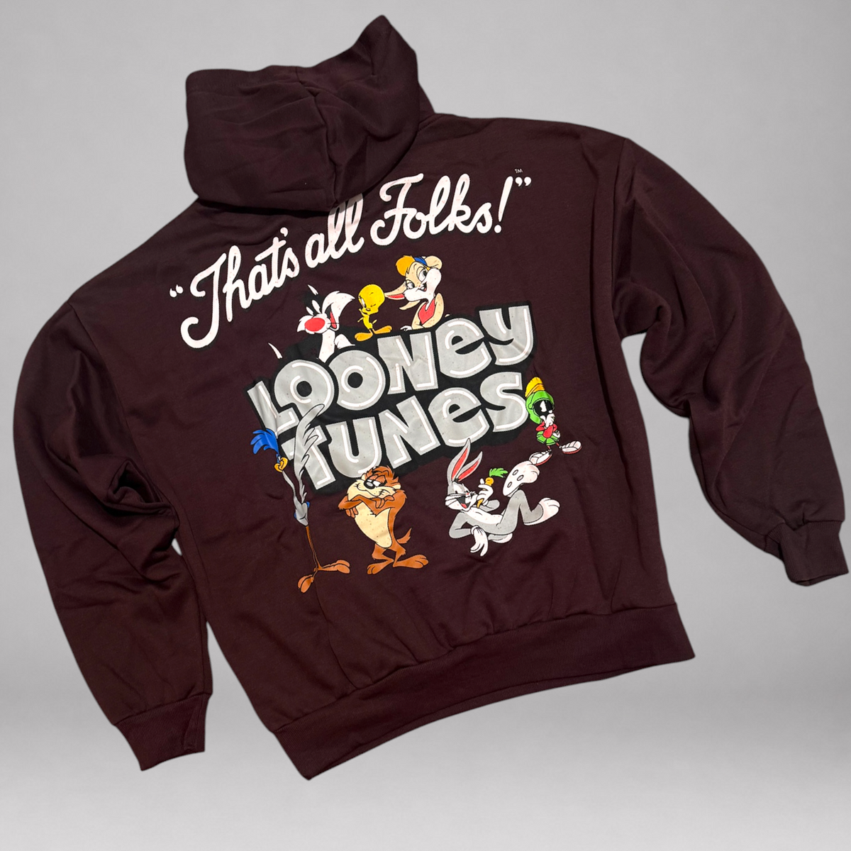 Looney Tune Hoodie - Brown 213