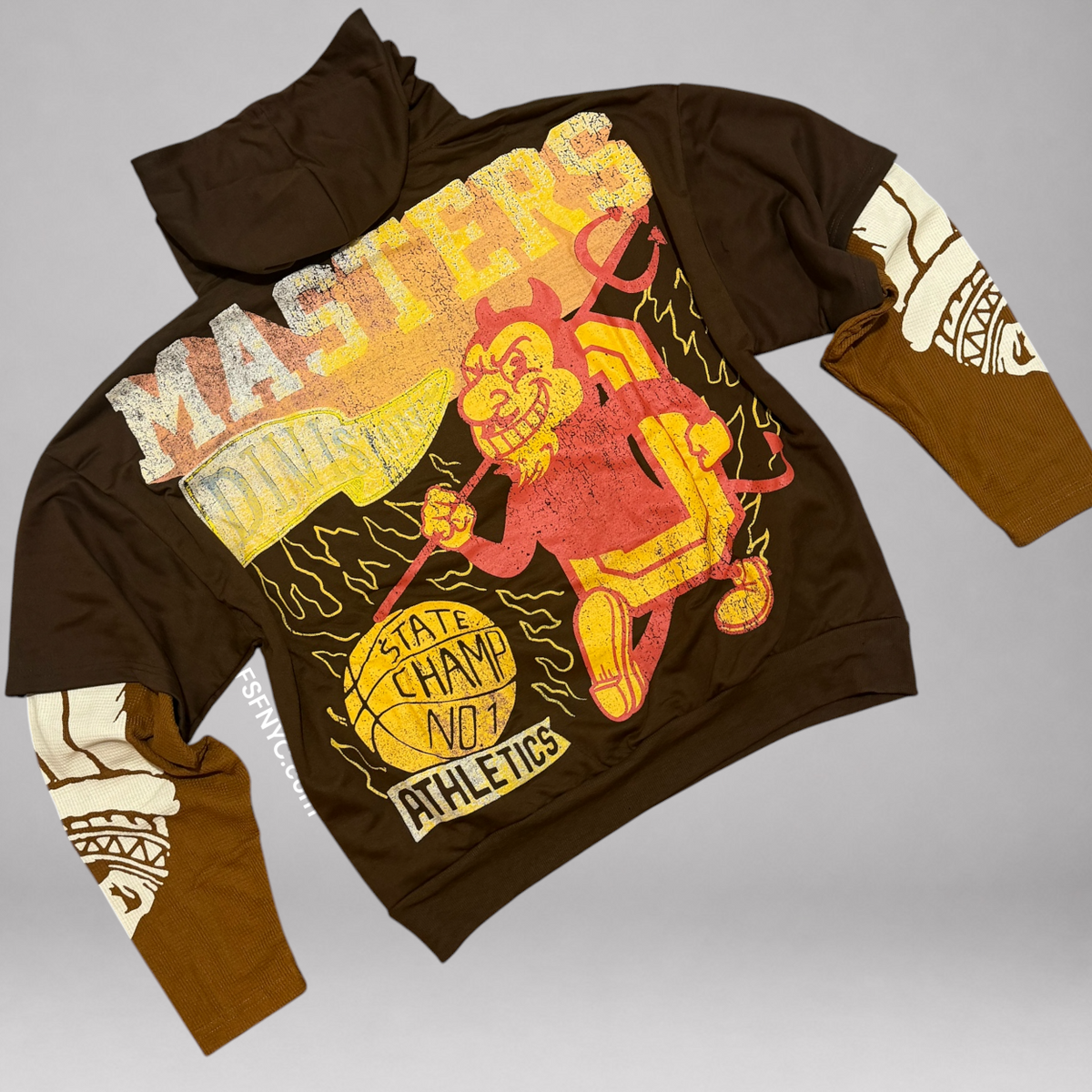 Master 2Fer Hoodie - Brown 501