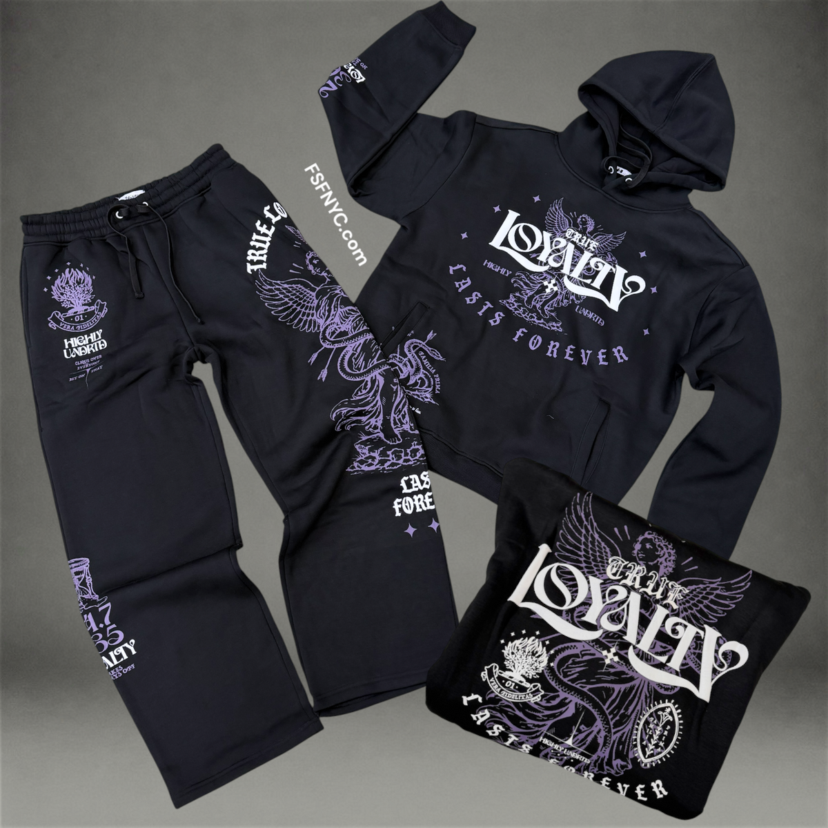 UNDRTD - Loyalty Sweatsuit - Black 6601 6201