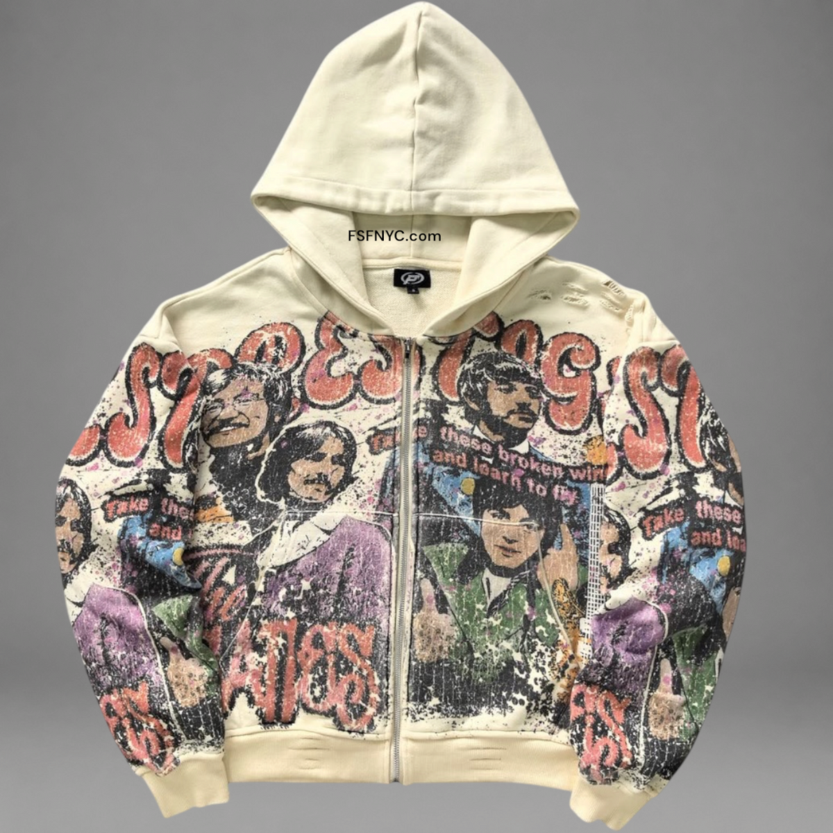 Prestige- Beatles Hoodie -Cream