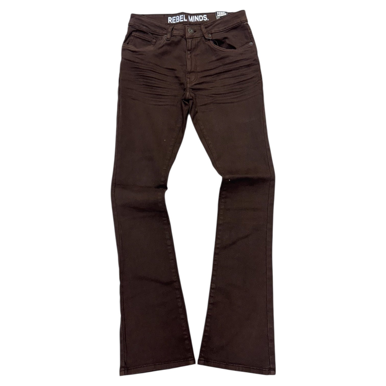 REBEL - Stacked DENIM - Brown - 632