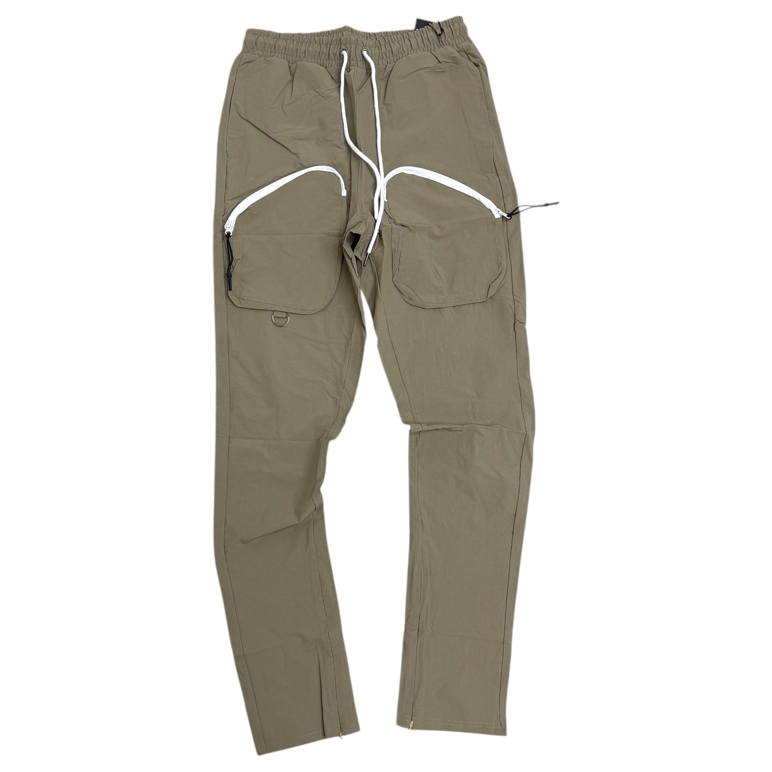 MT - Stacked Cargo Nylon Pants - Taupe - MT236