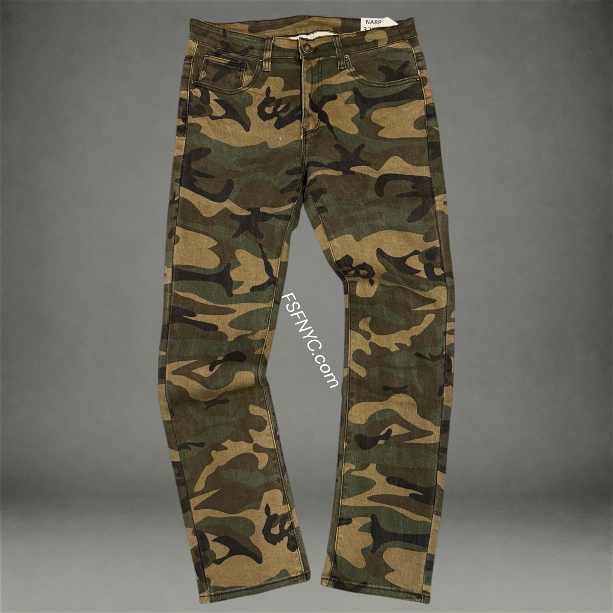 NARR - Plain Slim Fit Denim - W. Camo - 471