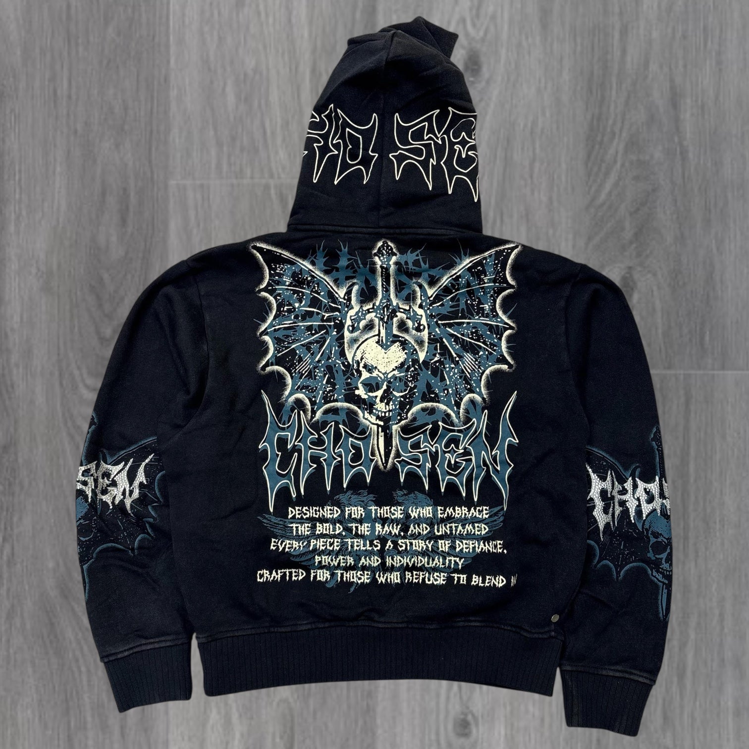 Chosen - oversized Hoodie - Black 5519