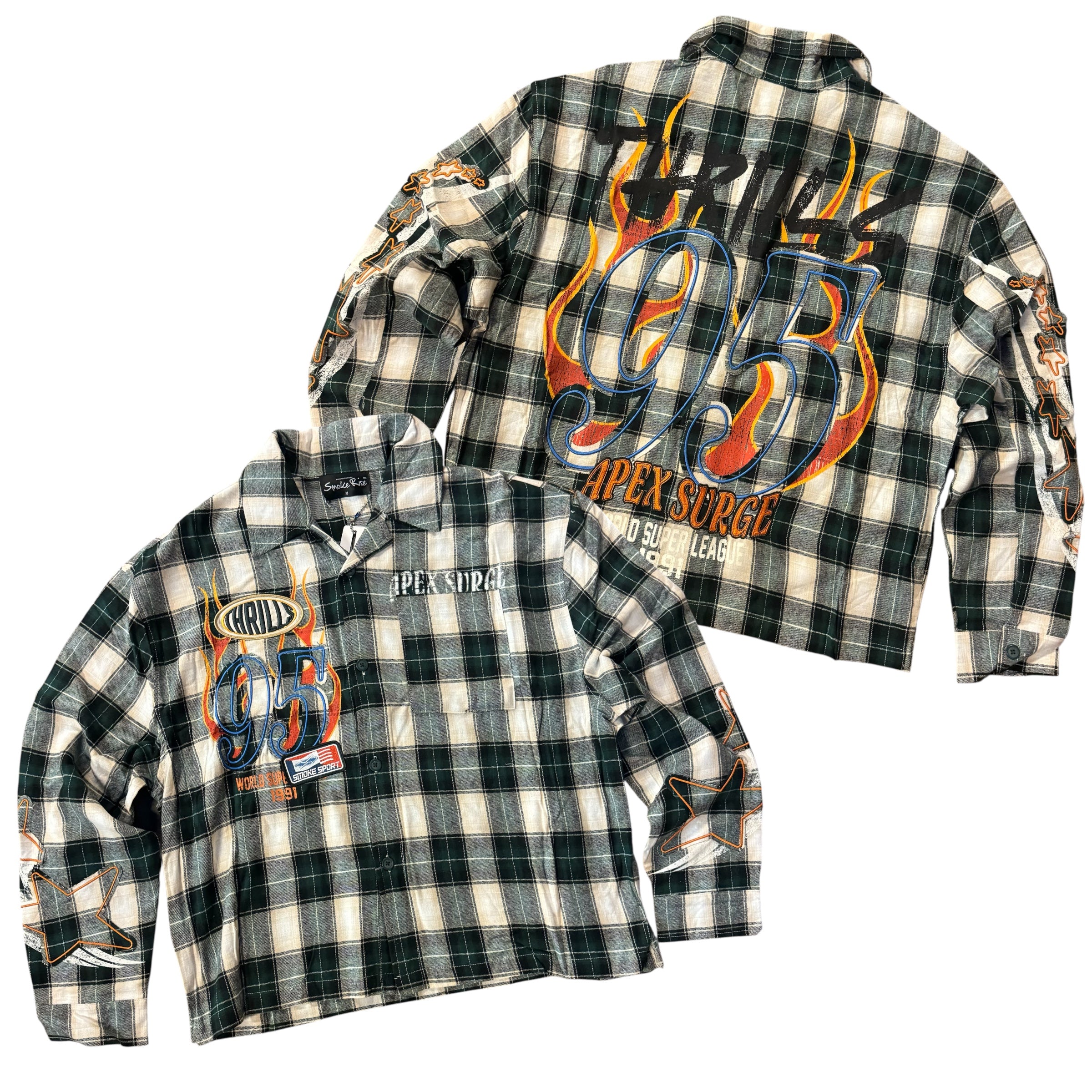 Rise Thrills Flannel Shirt - Hemlock - 25593