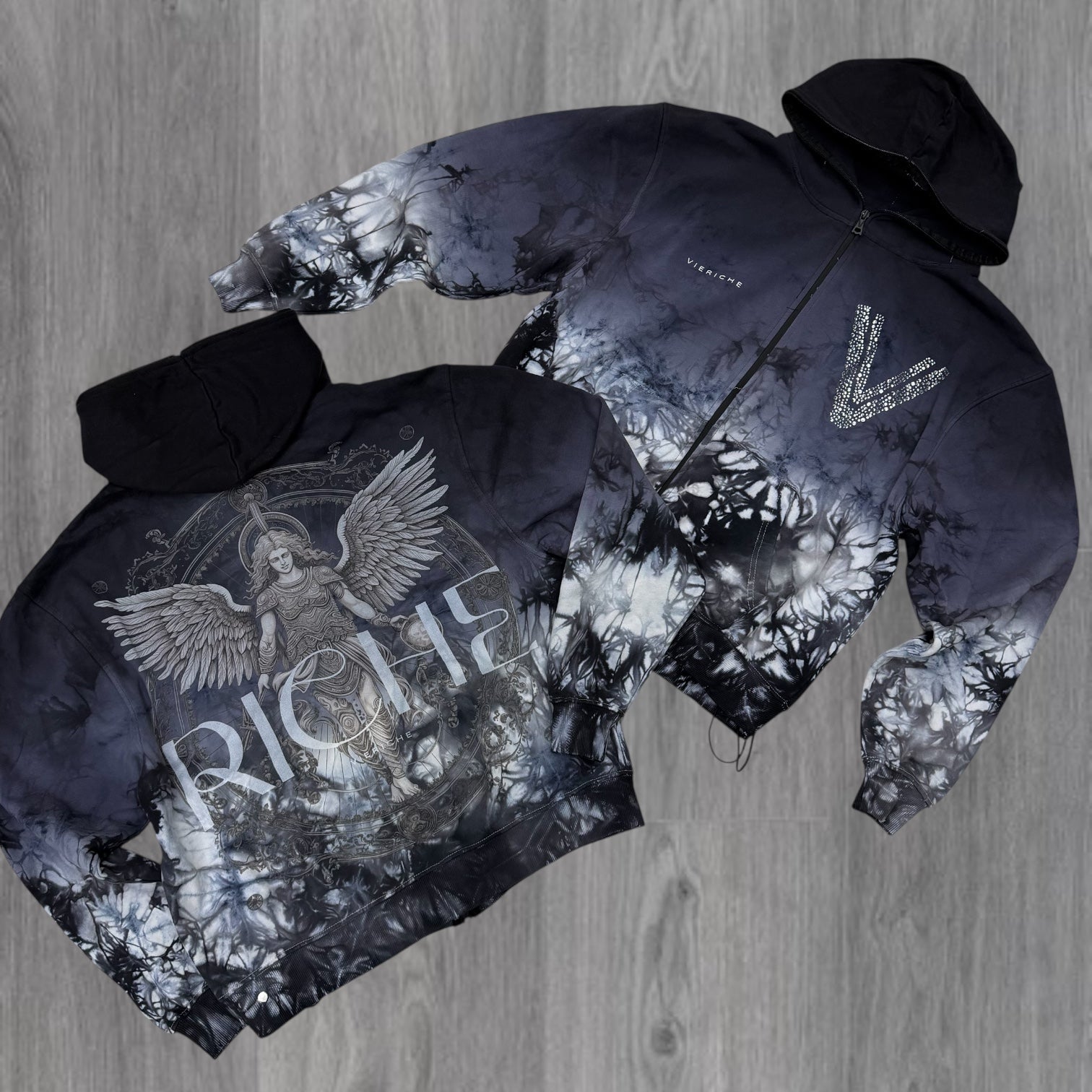 VR - The Nature Zip Hoodie - Black -1714