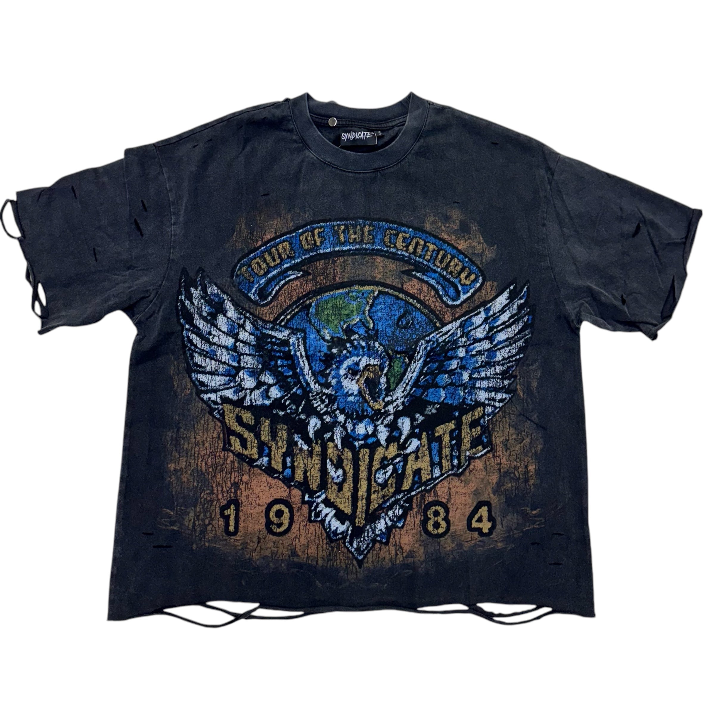 SYN Tour Of The Century T-Shirt Black Wash TOC1