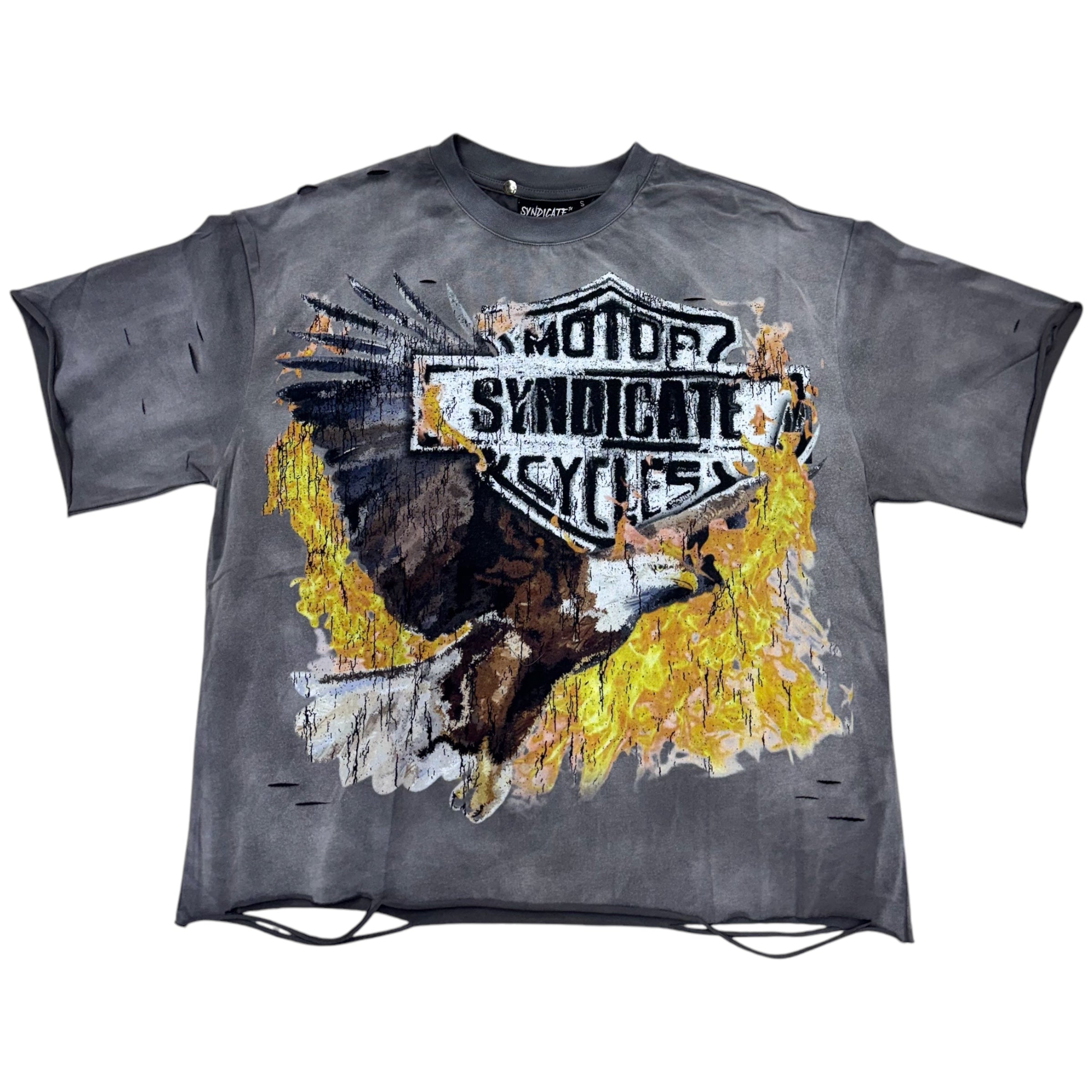 SYN Syndicate MC T-Shirt Grey Wash SMC2