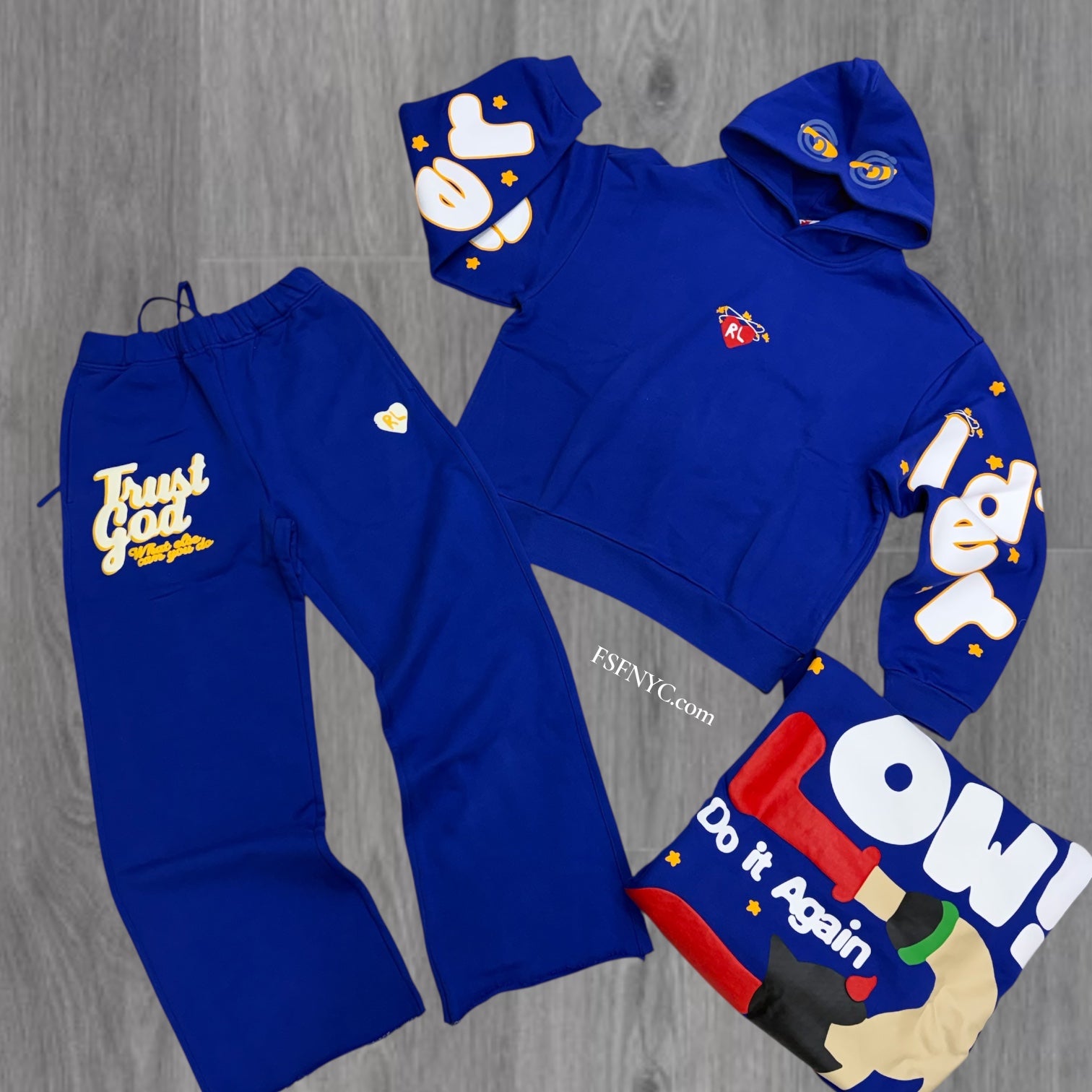 RL - Flare OverSized OW Sweatsuit - Royal