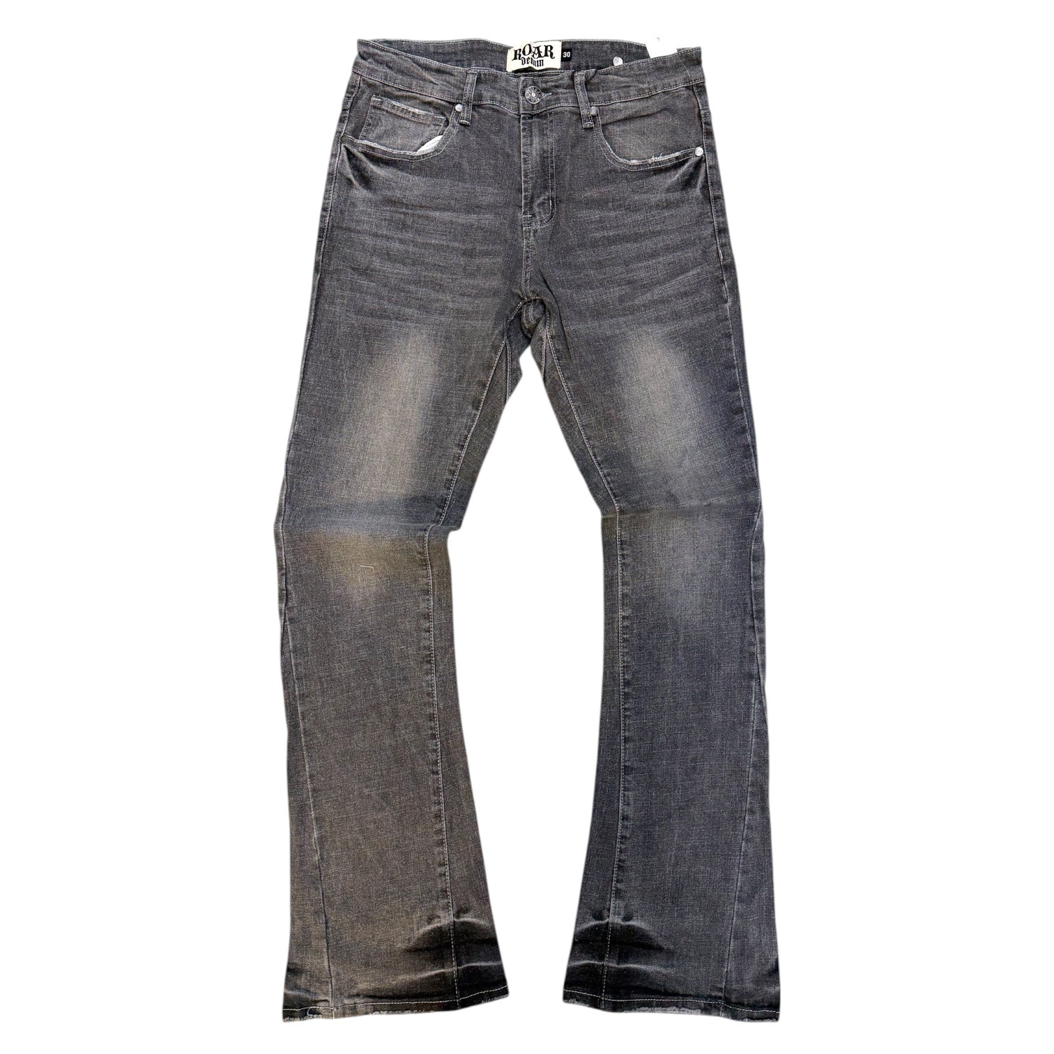 Roar - Stacked Clean Denim - Grey - 43430