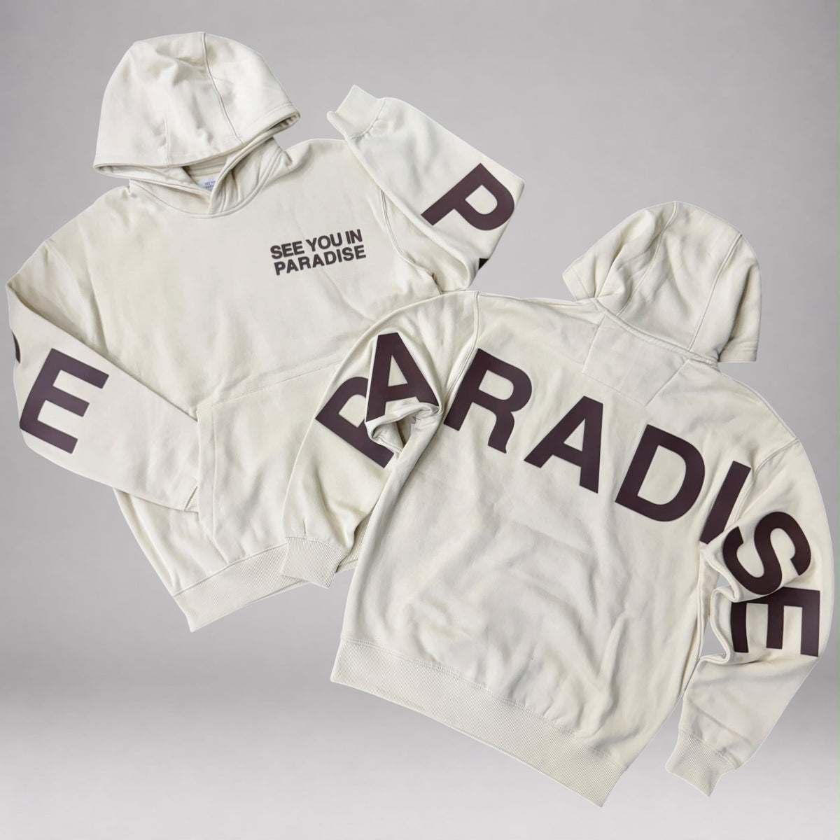 SYP - See You In Paradise Hoodie - Cream - 8816H