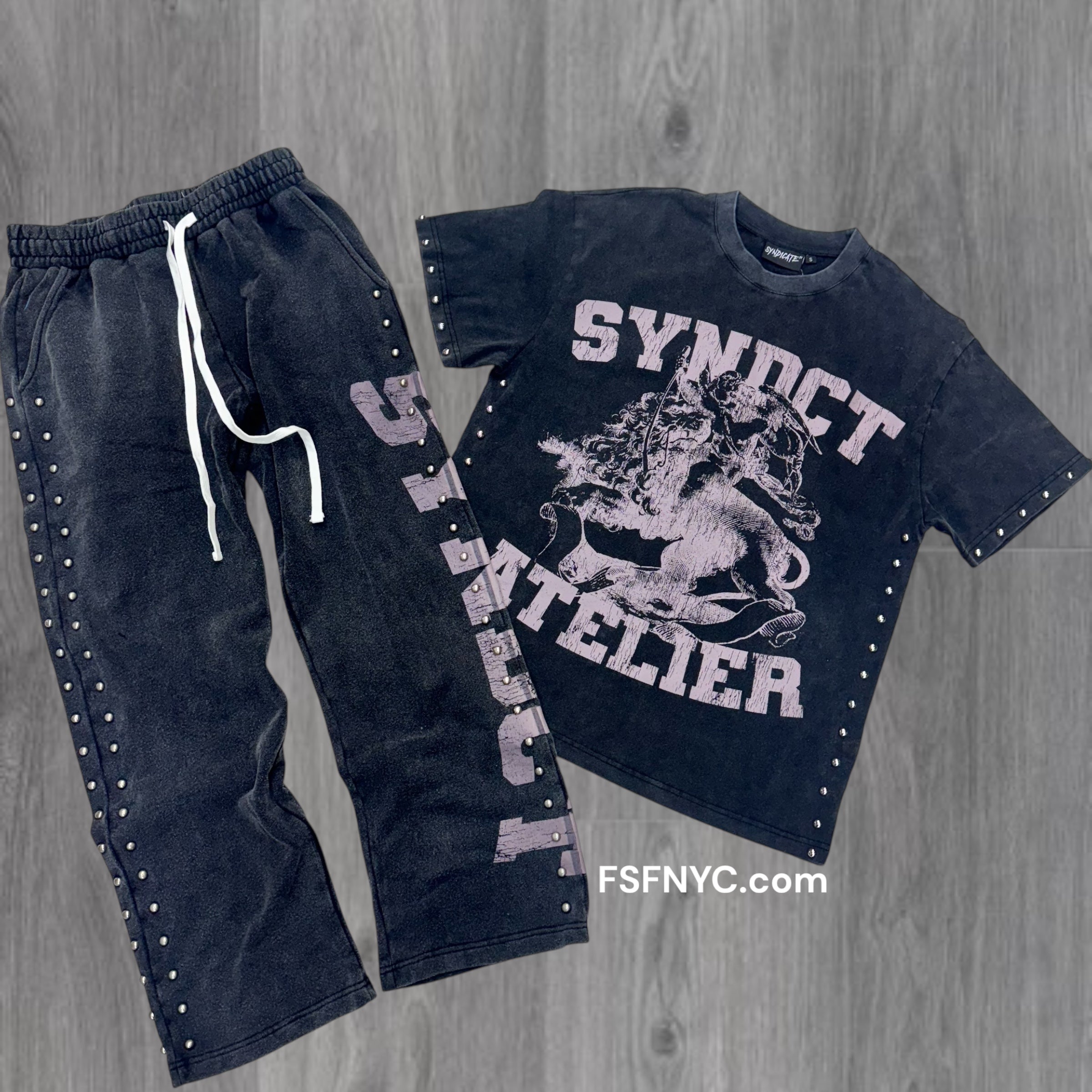 SYN Atelier Studded Stacked Set Black SSJ5 SST5