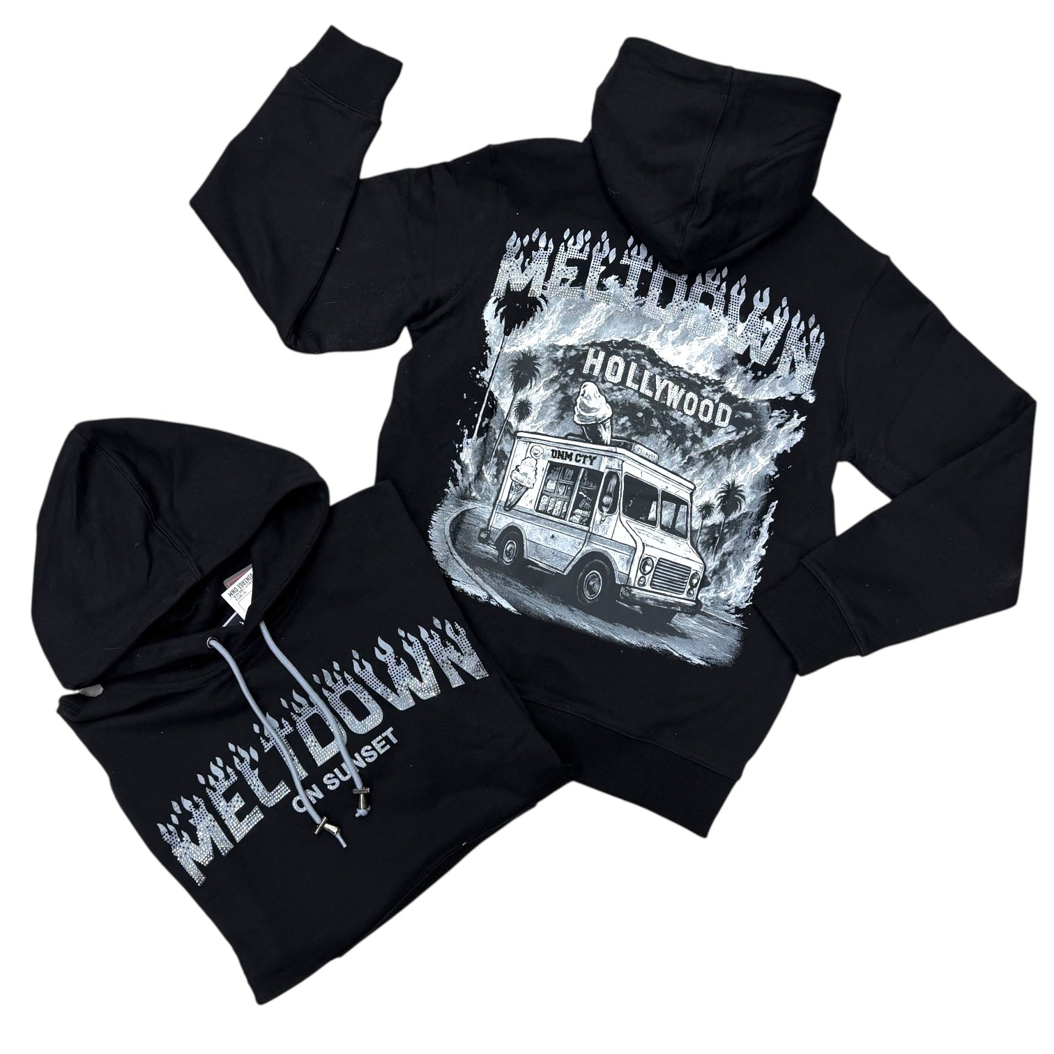 DMC - Meltdown Pullover Hoodie - Black - 2505