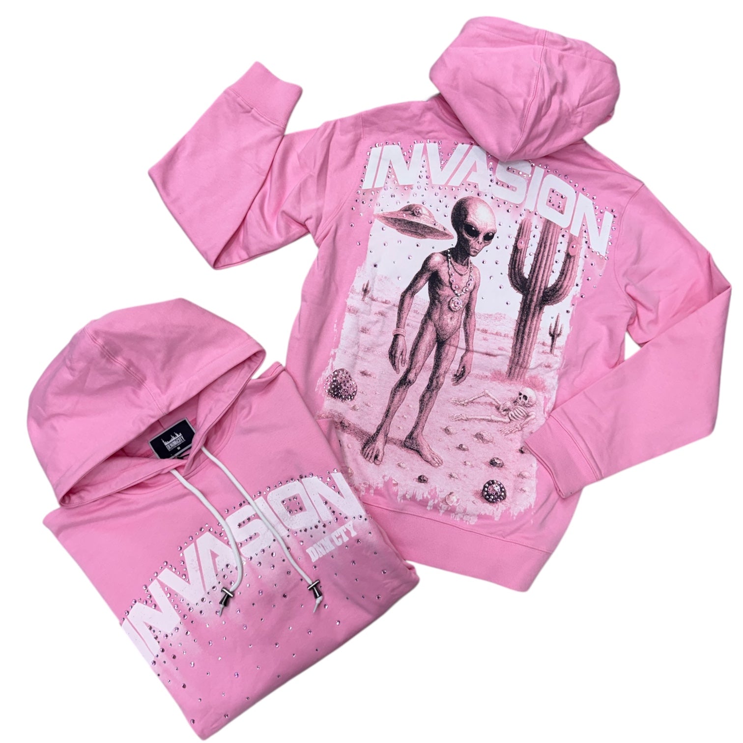 DMC - Invasion Pullover Hoodie - Pink - 2506