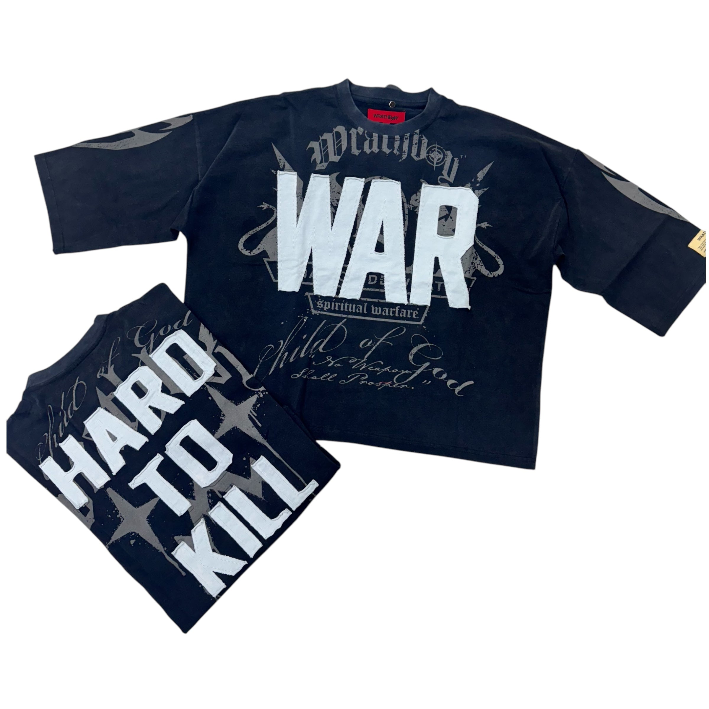 WrathBoy Hard To Kill T-Shirt WB05-087 Black
