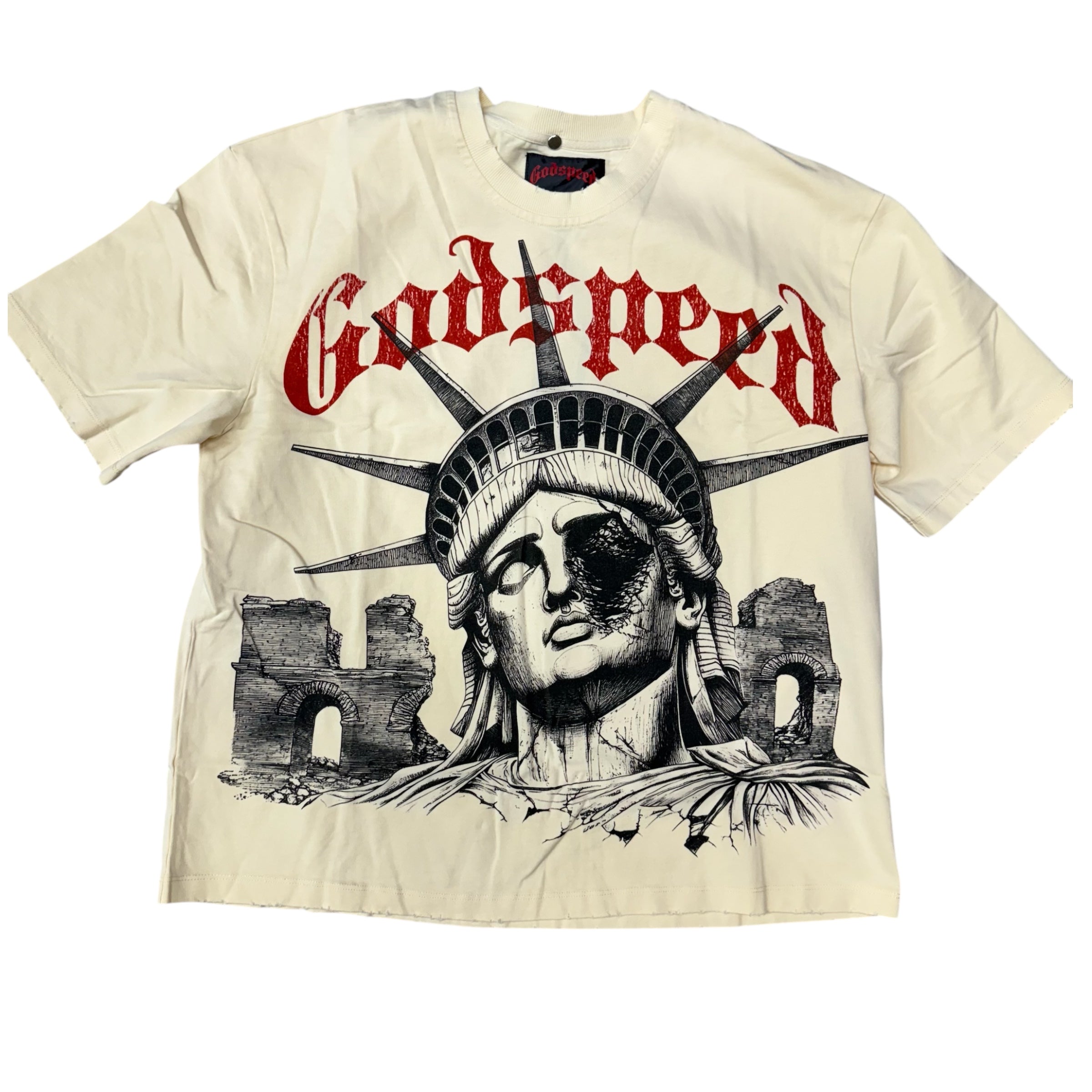 Godspeed R-O-M-E T-shirt Cream