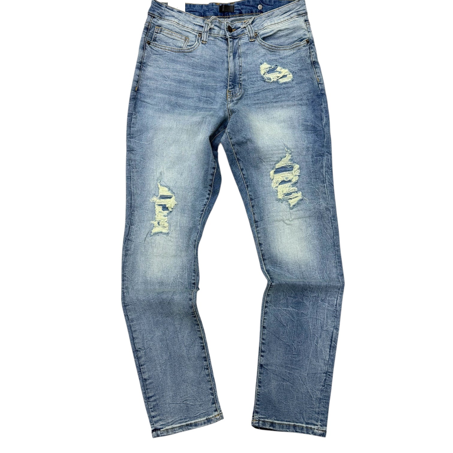 RSN - Rips Skinny Fit Denim - MD Blue - 2530